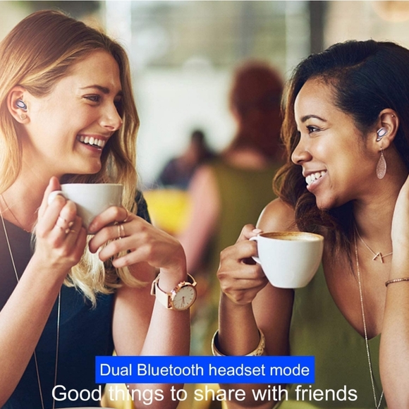 Mini Wireless Earbuds Bluetooth Headphones Touch Control V5.0 IPX8 Sweatproof - Picture 7 of 7